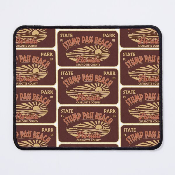 Item preview, Stump Pass Beach State Park, Charlotte County, Florida, badge design designed and sold by Wanderful-roads.