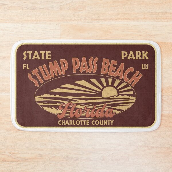 Item preview, Stump Pass Beach State Park, Charlotte County, Florida, badge design designed and sold by Wanderful-roads.