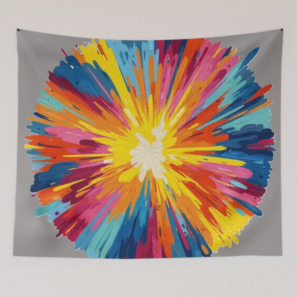 Item preview, colorful cubist circular abstract br design designed and sold by SmashingDeals.