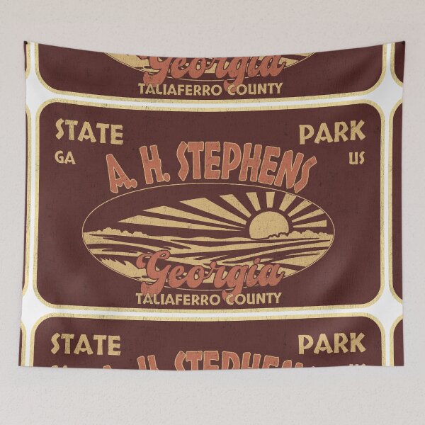 Item preview, A. H. Stephens State Park, Taliaferro County, Georgia, badge design designed and sold by Wanderful-roads.
