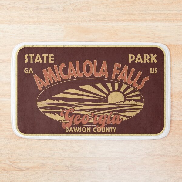 Item preview, Amicalola Falls State Park, Dawson County, Georgia, badge design designed and sold by Wanderful-roads.