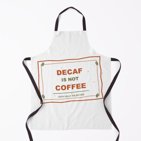 Item preview, Decaf Is Not Coffee Rejection Stamp Funny Design designed and sold by Mega-Shopping.