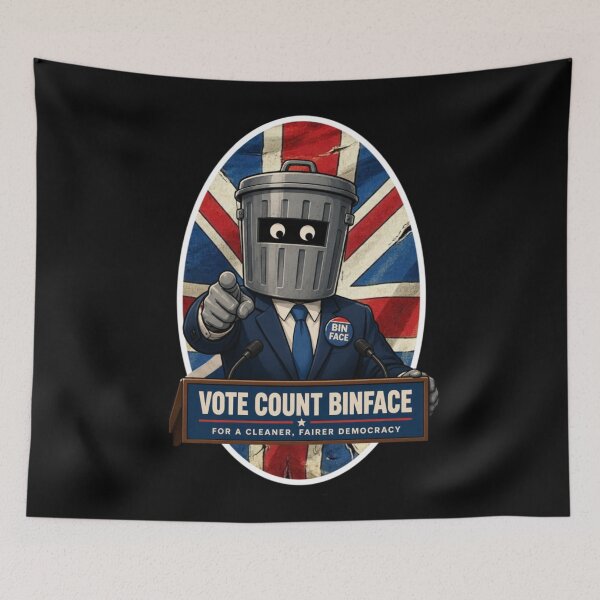 Item preview, Vote Count Binface  designed and sold by TheEndDesign.