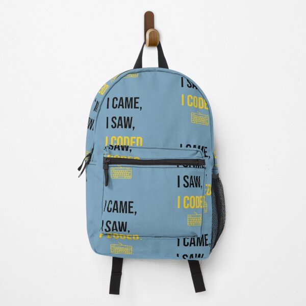 Item preview, I Came I Saw I Coded Funny Programmer Coding Quote Typography designed and sold by Akkhay.