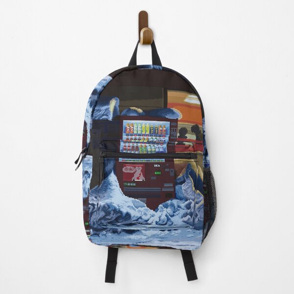 Item preview, Japanese Vending Machine Snow Pixel Art Night designed and sold by jeangodeman.