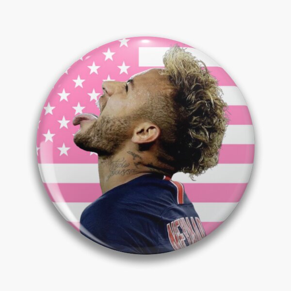 Item preview, Neymar Pink Flag designed and sold by thecollegetalk.