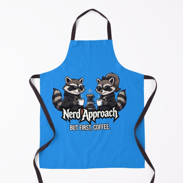 Item preview, Coffee Lovers Raccoon Couple, But First Coffee  designed and sold by NerdApproach.