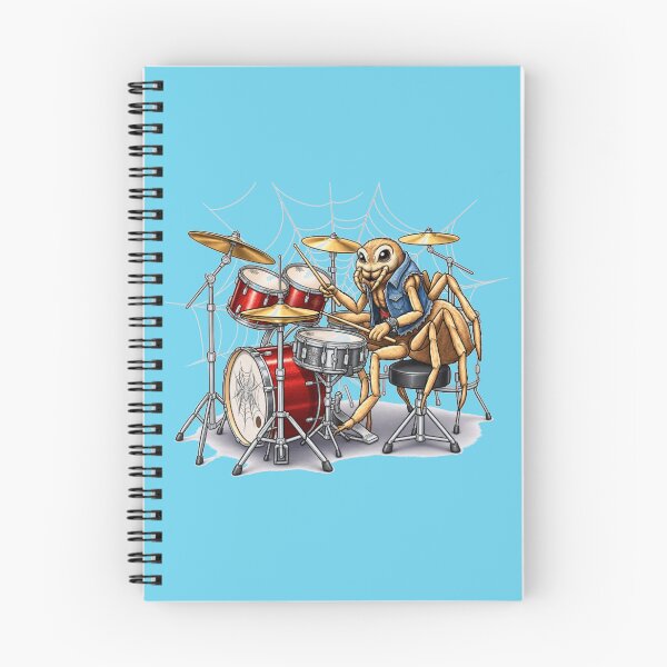 Item preview, Spider Drummer Rock Band Funny Cute Animal Playing Drums designed and sold by Evelashop.