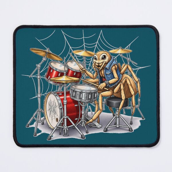 Item preview, Spider Drummer Rock Band Funny Cute Animal Playing Drums designed and sold by Evelashop.