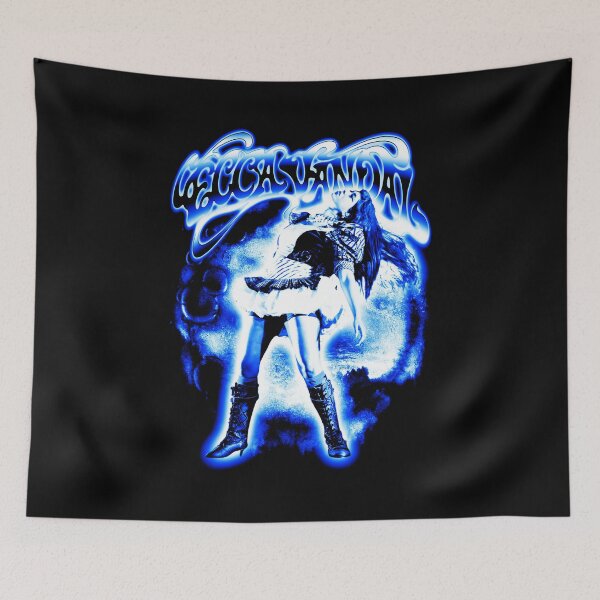 Item preview, Blue Glow Style Punk Girl Singer designed and sold by Tallboy666.