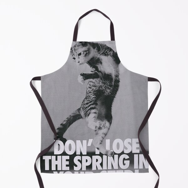 Item preview, Funny Jumping Cat Dont Lose The Spring Motivational designed and sold by jeangodeman.