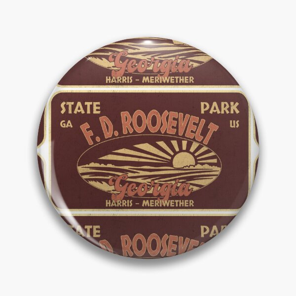 Item preview, F. D. Roosevelt State Park, Harris - Meriwether, Georgia, badge design designed and sold by Wanderful-roads.