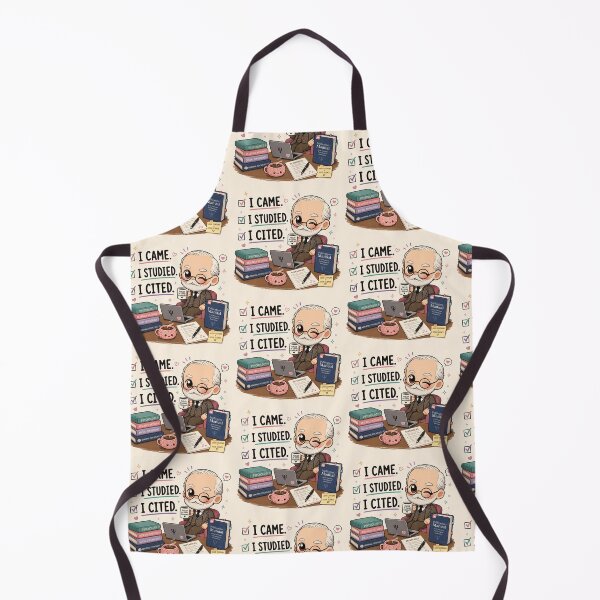 Item preview, I Came. I Studied. I Cited. | Cute Freud Chibi Psychology Student | Academic Humor | APA Citation | Kawaii Psych Gif designed and sold by Freudian Slip Co..