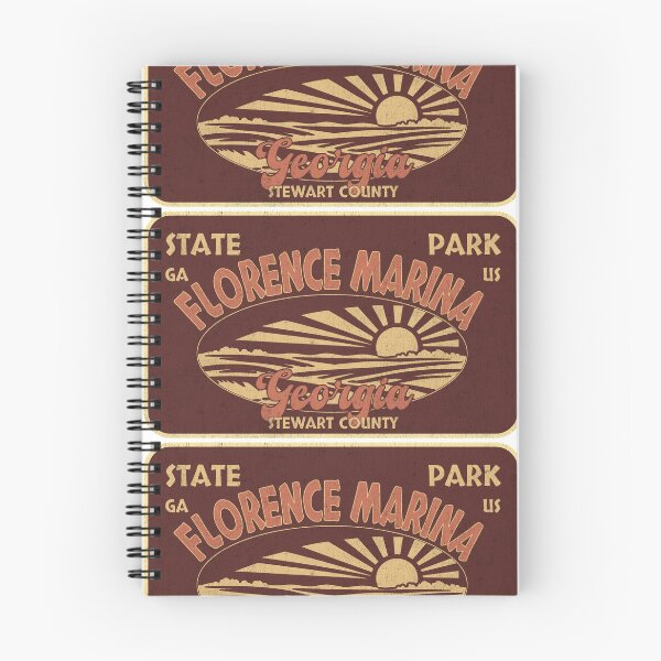 Item preview, Florence Marina State Park, Stewart County, Georgia, badge design designed and sold by Wanderful-roads.