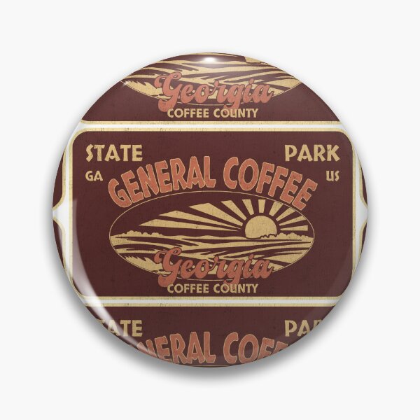 Item preview, General Coffee State Park, Coffee County, Georgia, badge design designed and sold by Wanderful-roads.