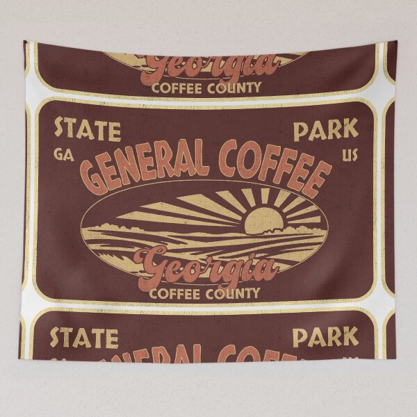 Item preview, General Coffee State Park, Coffee County, Georgia, badge design designed and sold by Wanderful-roads.