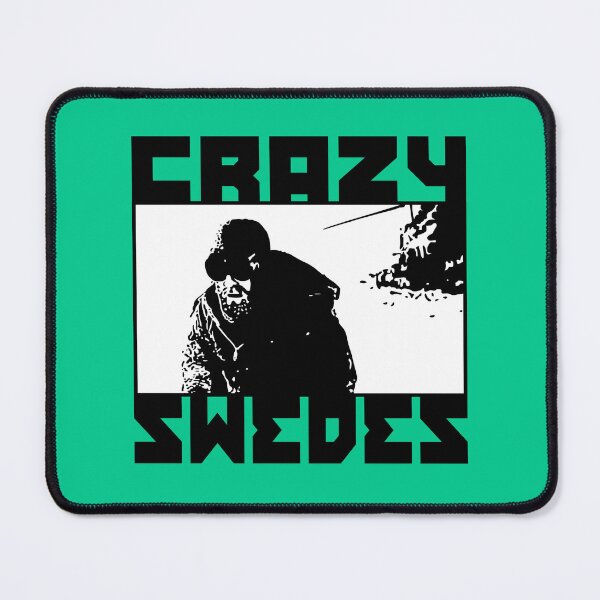 Item preview, Crazy Swedes (B&W Print) designed and sold by GritFX.