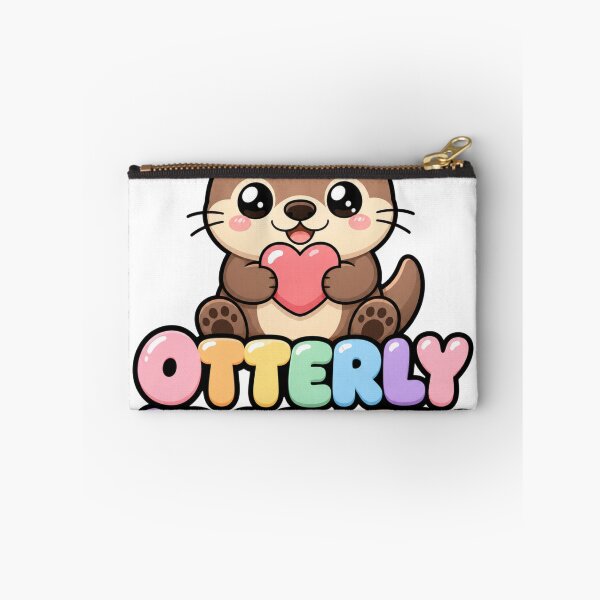 Item preview, Otterly Adorable Cute Kawaii Otter with Heart designed and sold by BoosterShop.