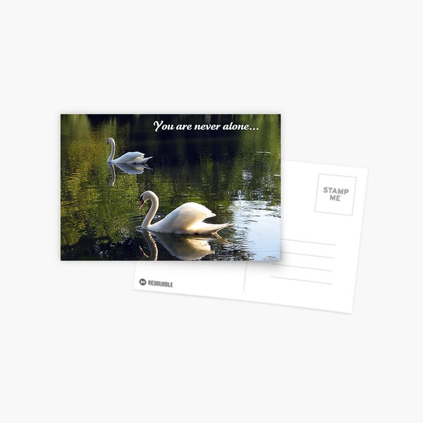 You are never alone... Postcard