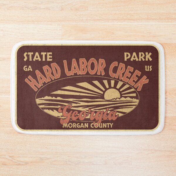 Item preview, Hard Labor Creek State Park, Morgan County, Georgia, badge design designed and sold by Wanderful-roads.