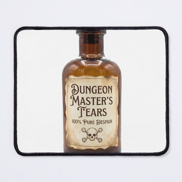 Item preview, Dungeon Masters Tears Vintage Apothecary Bottle Funny TTRPG Humor designed and sold by WorldShop17.