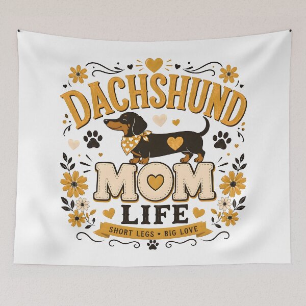Item preview, cute dachshund, dachshund gifts, dachshund apparel, dachshund life designed and sold by TrueArtVibes.
