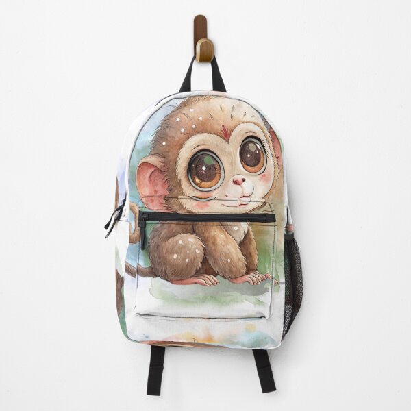 Item preview, Adorable Little Monkey with Playful Smile designed and sold by Angellacelin.