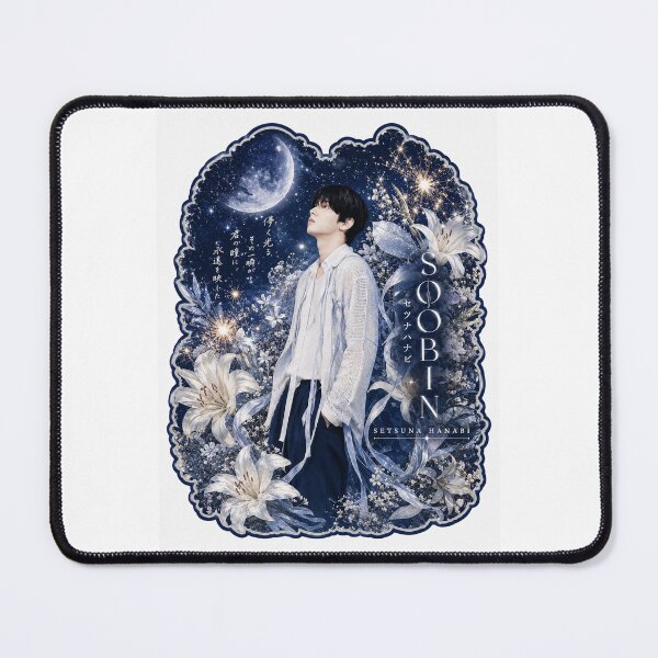 Item preview, TXT Soobin Setsuna Hanabi sparkler sticker with white lilies and moon designed and sold by Valeree Store.