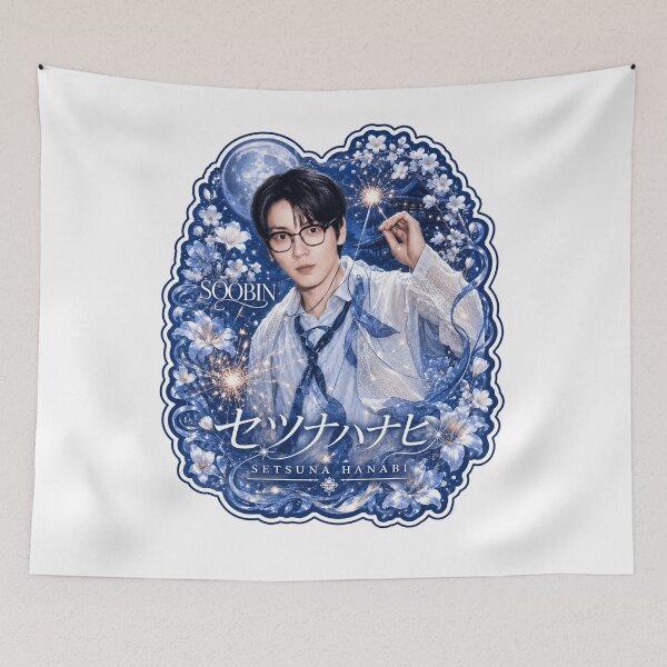 Item preview, Tomorrow X Together Soobin Setsuna Hanabi aesthetic starry night art designed and sold by Valeree Store.