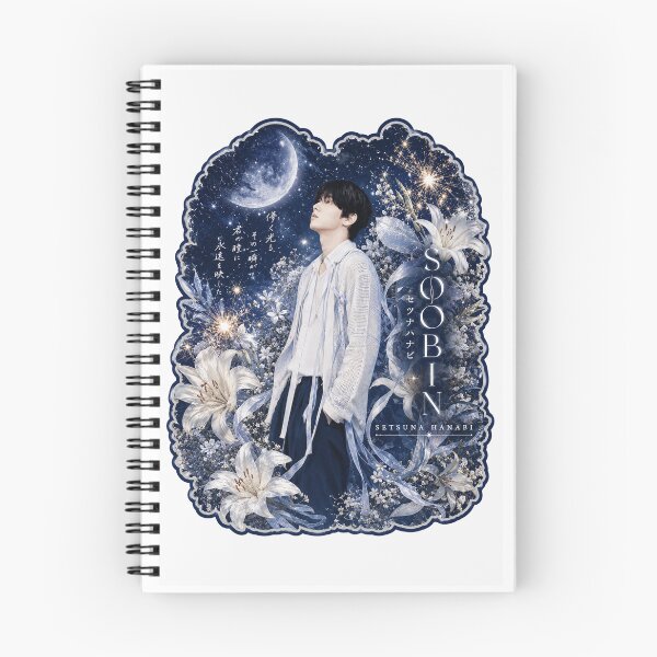 Item preview, TXT Soobin Setsuna Hanabi sparkler sticker with white lilies and moon designed and sold by Valeree Store.