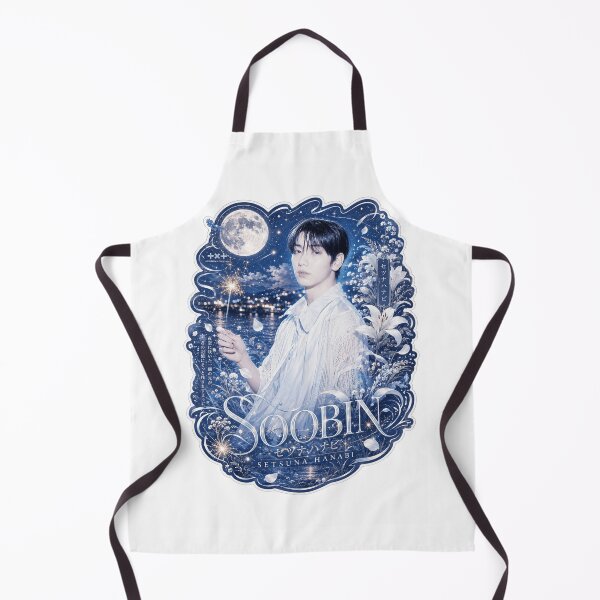 Item preview, TXT Soobin Setsuna Hanabi poster with full moon starry night sky designed and sold by Valeree Store.