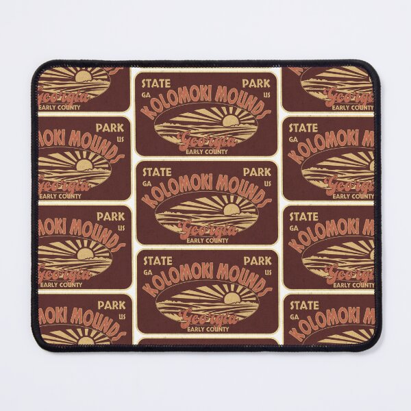 Item preview, Kolomoki Mounds State Park, Early County, Georgia, badge design designed and sold by Wanderful-roads.