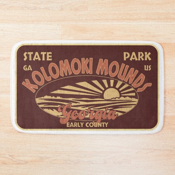 Item preview, Kolomoki Mounds State Park, Early County, Georgia, badge design designed and sold by Wanderful-roads.