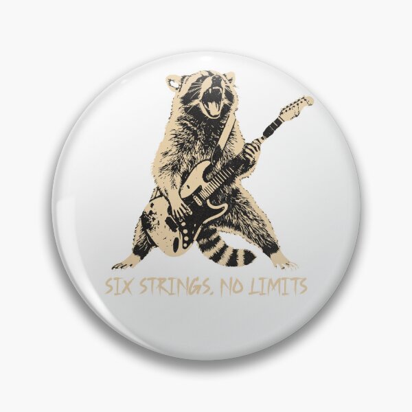 Item preview, Funny Raccoon Playing Electric Guitar Heavy Metal Rocker designed and sold by suchadaga.