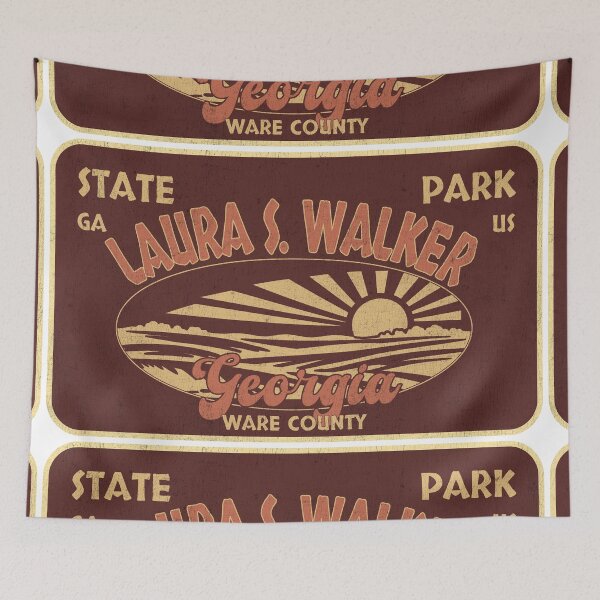Item preview, Laura S. Walker State Park, Ware County, Georgia, badge design designed and sold by Wanderful-roads.