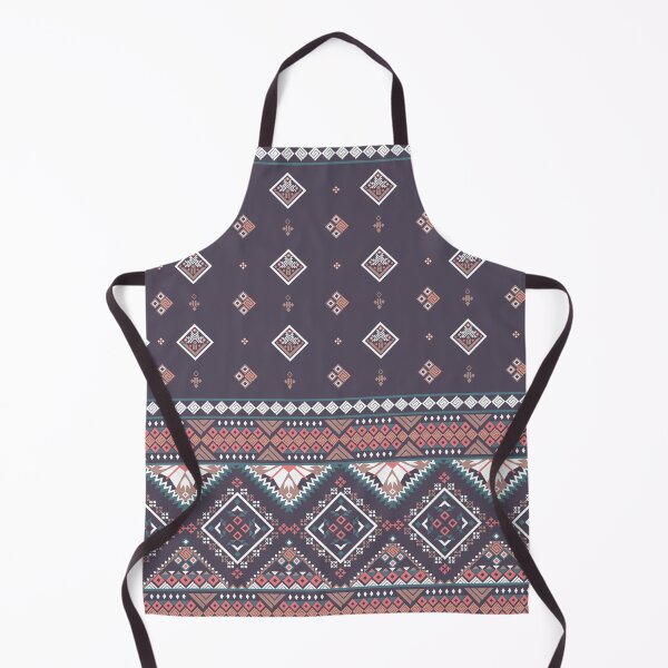 Item preview, Dark Plum Boho Geometric Aztec Pattern designed and sold by Aumpuk.