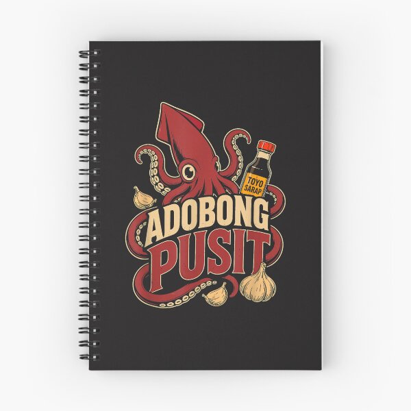 Item preview, Adobong Pusit Pinoy Pride Filipino Squid Food Lover Funny Graphic designed and sold by kiralynstration.