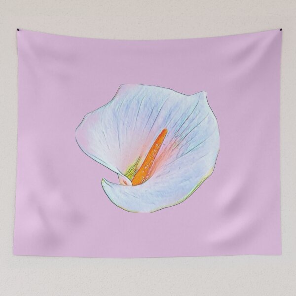 Item preview, Isolated White Calla Lily Minimalist Botanical Graphic Cutout designed and sold by BalkanBloom.