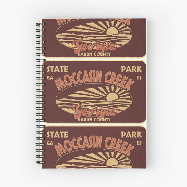 Item preview, Moccasin Creek State Park, Rabun County, Georgia, badge design designed and sold by Wanderful-roads.