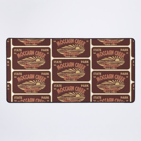 Item preview, Moccasin Creek State Park, Rabun County, Georgia, badge design designed and sold by Wanderful-roads.