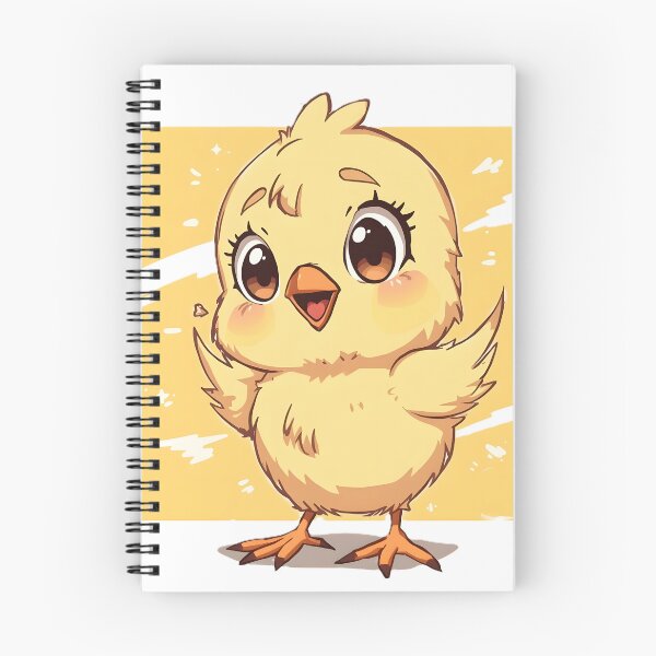 Item preview, Cute Baby Chick Sticker | Kawaii Yellow Chick Illustration | Happy Cartoon Chick | Adorable Farm Bird Art designed and sold by dreamz-world.