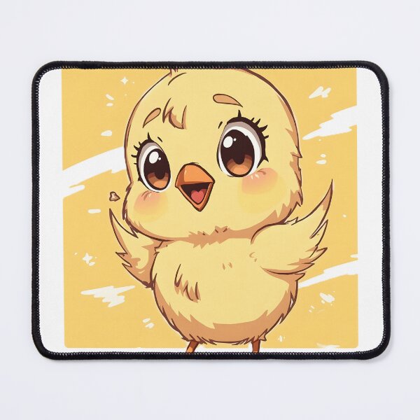 Item preview, Cute Baby Chick Sticker | Kawaii Yellow Chick Illustration | Happy Cartoon Chick | Adorable Farm Bird Art designed and sold by dreamz-world.