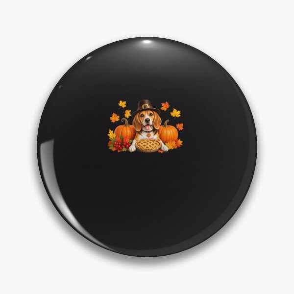 Item preview, Cute Beagle Thanksgiving Pumpkin Pie Pilgrim Dog Fall Harvest Graphic designed and sold by kiralynstration.