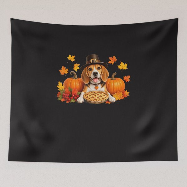Item preview, Cute Beagle Thanksgiving Pumpkin Pie Pilgrim Dog Fall Harvest Graphic designed and sold by kiralynstration.