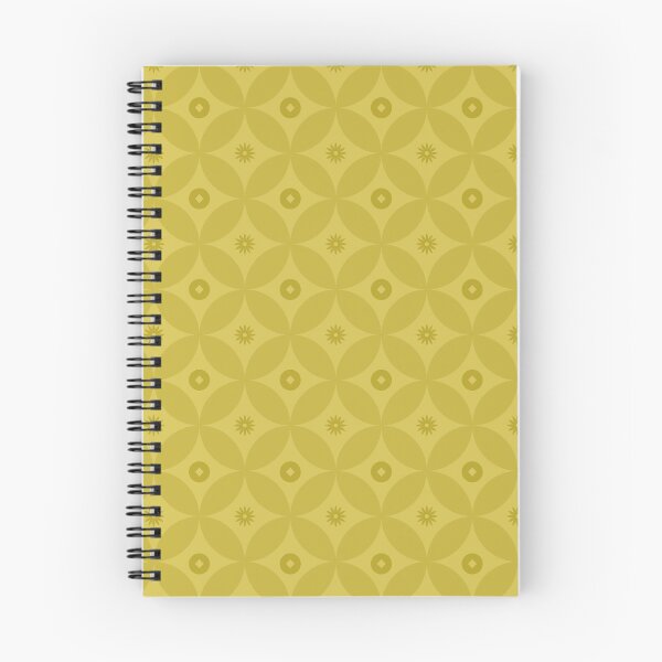 Item preview, Retro Mustard Yellow Geometric Circle Pattern designed and sold by Aumpuk.