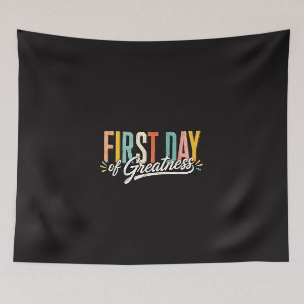 Item preview, First Day of Greatness Back to School Kids Teacher Retro Graphic designed and sold by kiralynstration.