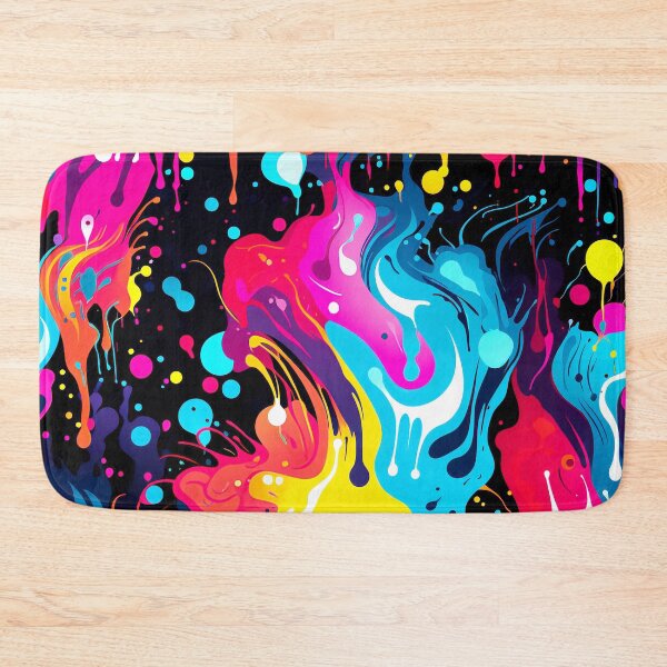 Item preview, Abstract Splatter Vibrant Colorful Digital Art Painting designed and sold by DEC02.