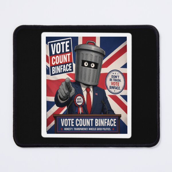 Item preview, Vote Count Binface designed and sold by TheEndDesign.