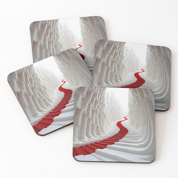 Item preview, Surreal Red Carpet Tunnel designed and sold by Vicky Brago-Mitchell®.