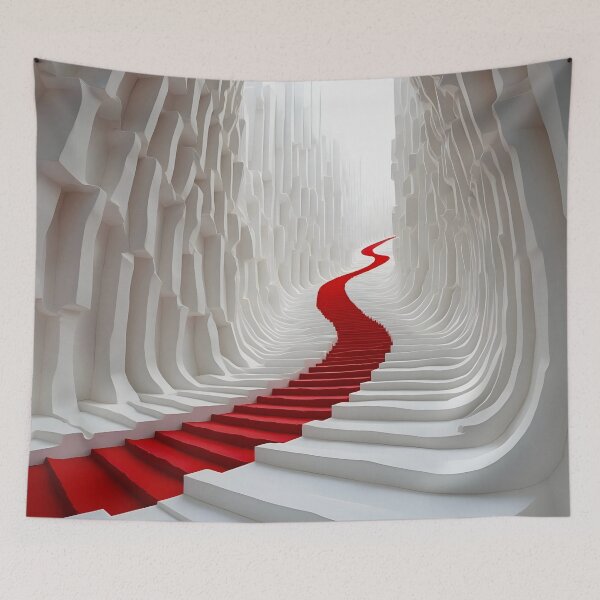 Item preview, Surreal Red Carpet Tunnel designed and sold by Vicky Brago-Mitchell®.